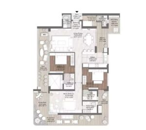 elan the presidential floor plan gurgaon