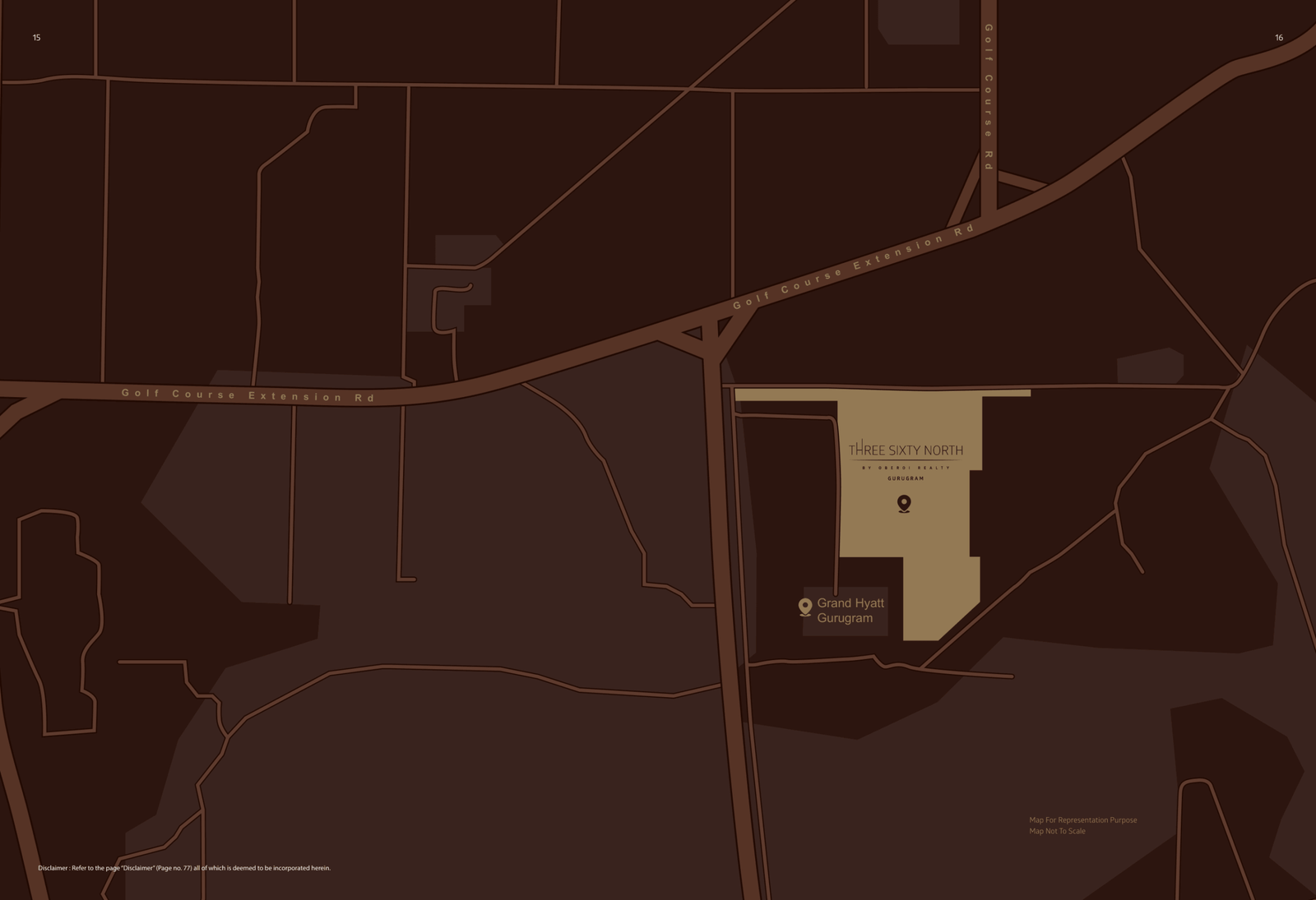 Oberoi 360 north Location Map Key Assets Oberoi 360 north Location Map Key Assets