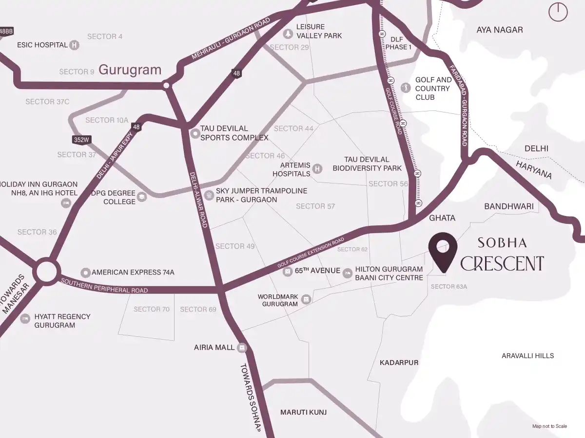 sobha crescent 63a gurgaon key assets sobha crescent 63a gurgaon key assets
