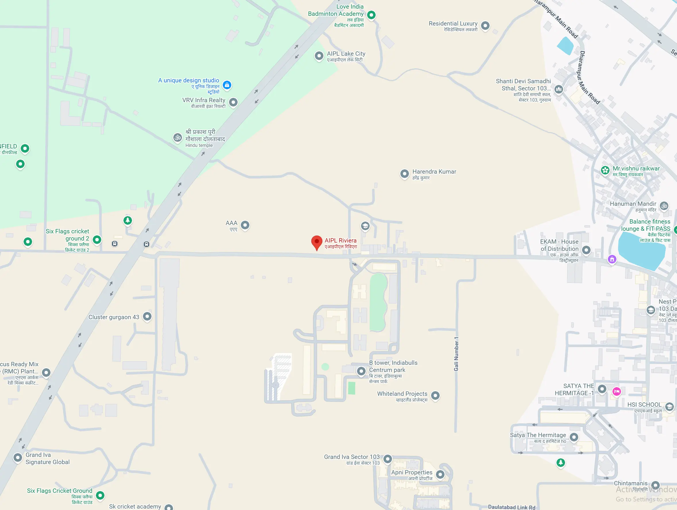 Riviera AIPL Lake City Map Key Assets Riviera AIPL Lake City Map Key Assets