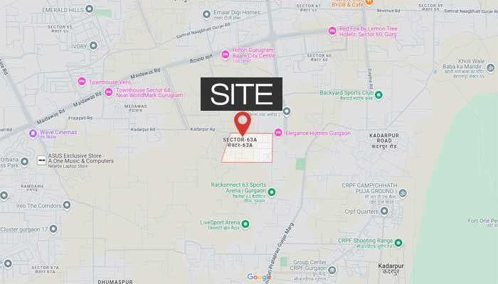 Godrej Verano, Sector 63A, Gurugram | 3 & 4 BHK Apartments Key Assets Godrej Verano, Sector 63A, Gurugram Map | 3 & 4 BHK Apartments