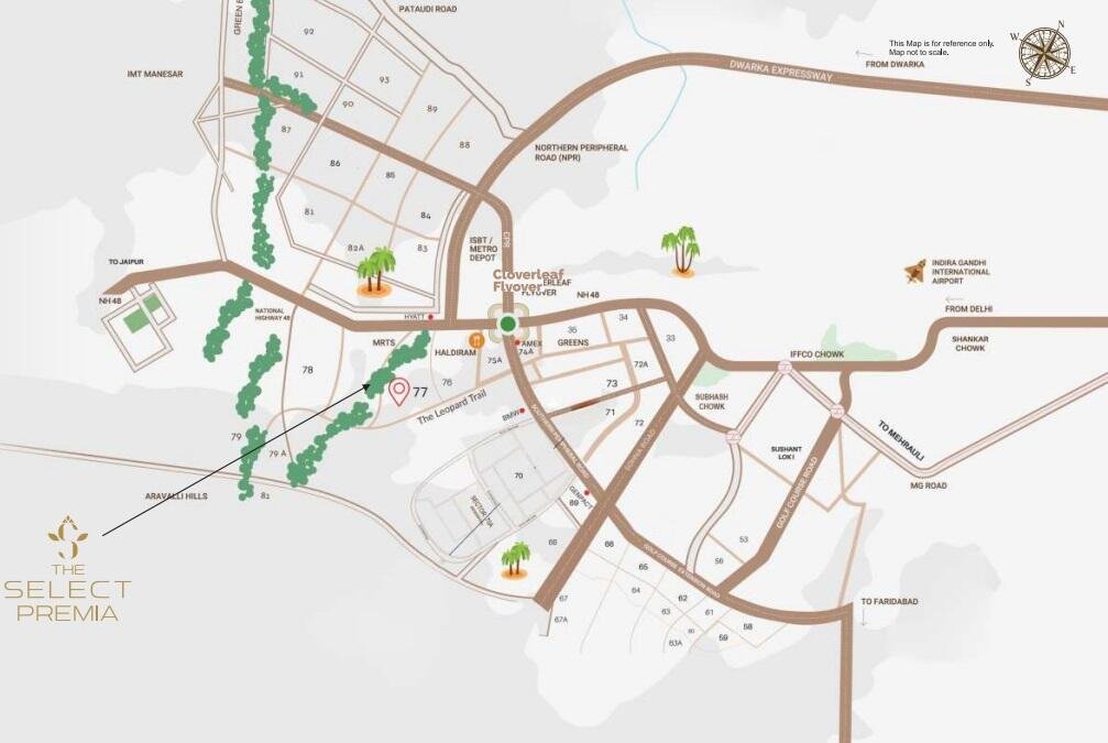 adore the select premia map sector 77, gurgaon Key Assets adore the select premia sector 77, gurgaon Key Assets